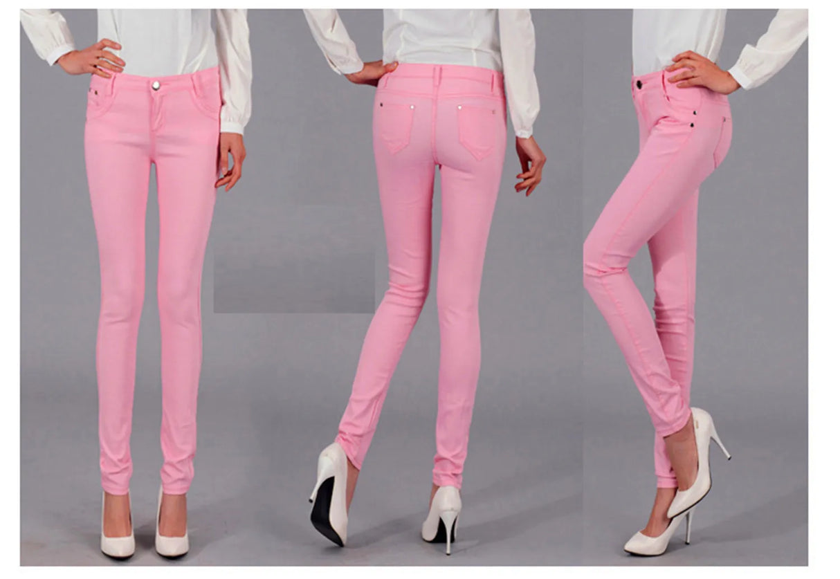 Women White Office Pants