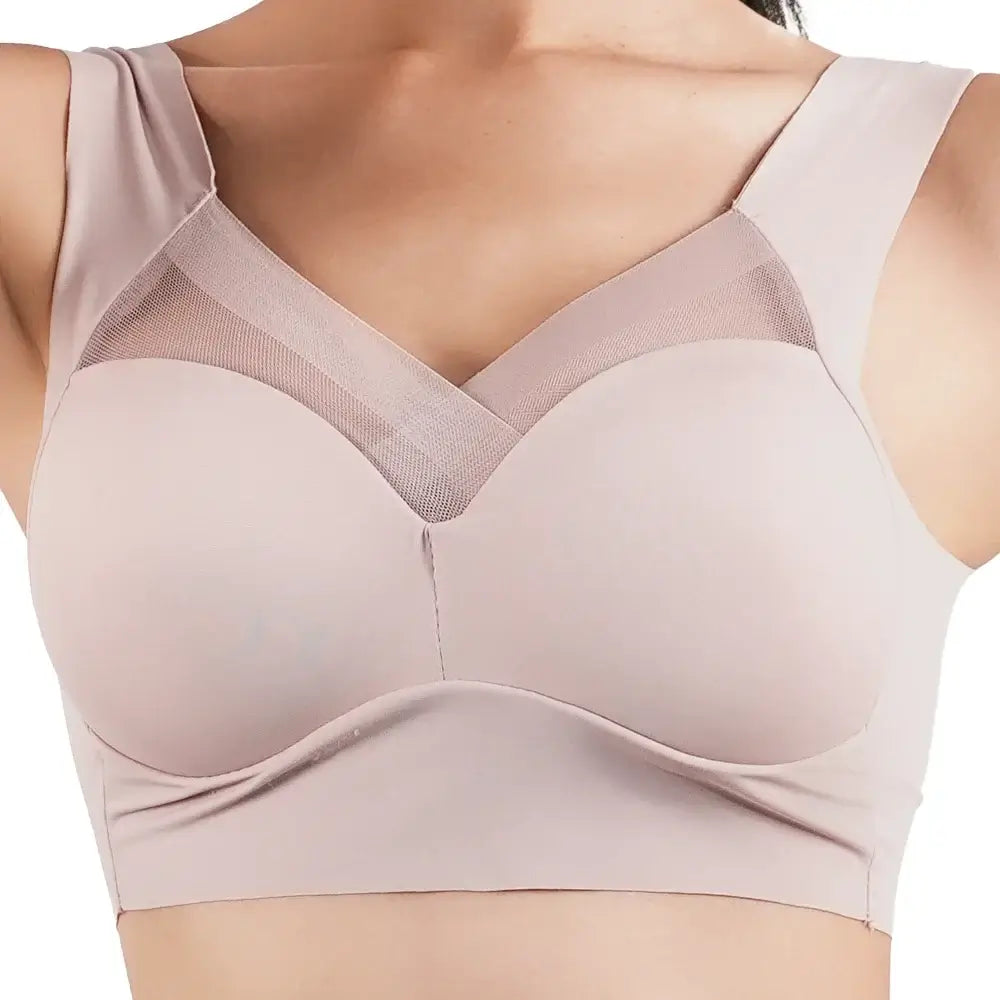 Women Ice Silk Seamless Push Up Bra