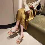 Women’s Low Heel Beach Sandals Non-Slip Slides