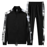 Men's Plus Size Tracksuit – 2 Piece Gym Set