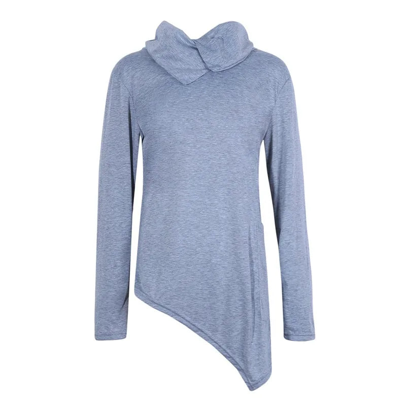 Men's Plus Size 5XL Hoodie – Turtleneck Sweatshirt
