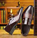 Men’s Minimalist Leather Work Flats