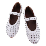 Women Crystal Ballerina Shoes Rhinestone Flats
