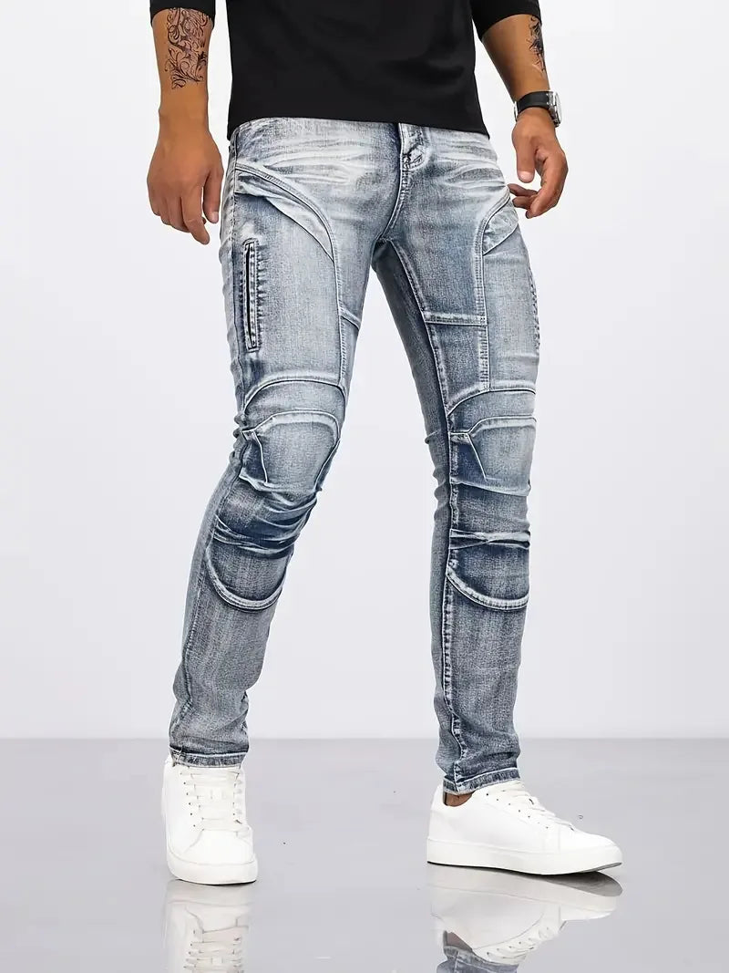 Men Small Leg Slim Jeans