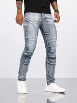 Men Small Leg Slim Jeans