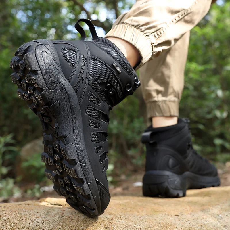 Men’s Platform Outdoor Waterproof Ankle Boots
