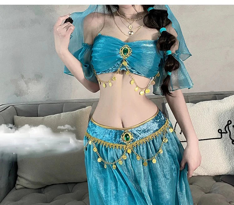 Egyptian Queen Belly Dance Costume Set