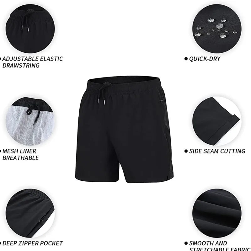 Men's Quick Dry Swim Shorts Plus Size