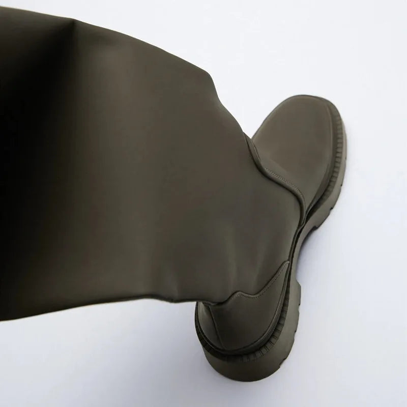 Women Punk Boots – 2025 Knee-High