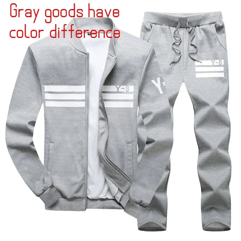 Men’s Plus Size Sporting Tracksuit Set
