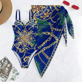 Printed Push-Up Swimsuit
