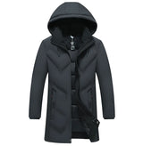 Men Thick Hooded Parka Jacket