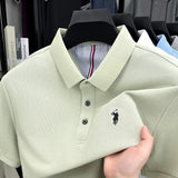 Men Cotton Embroidered Polo Shirt