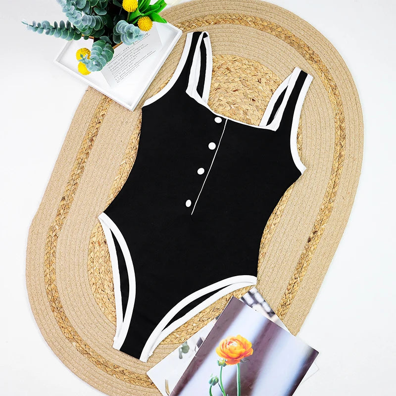 Vintage Bandeau Swimsuit