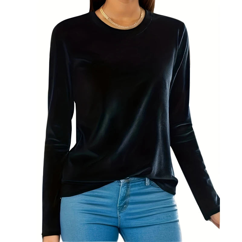Women's Plus Size Long Sleeve Top – 2025 Collection