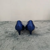 5cm Crocodile Pumps – Low Heel Red Heels 2025