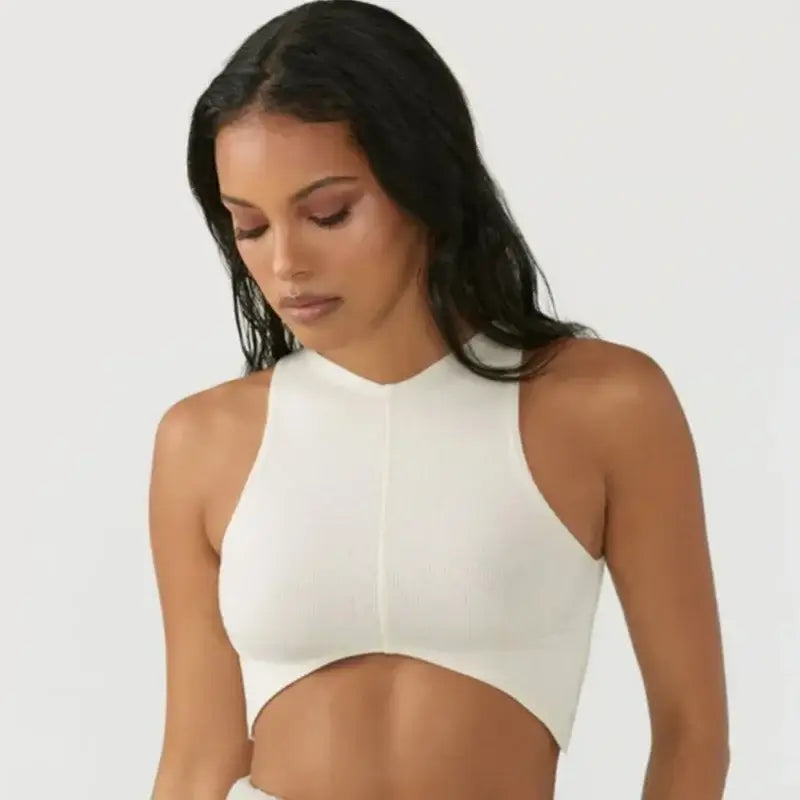 Women Shockproof Sports Bra Crop Tank