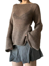 Women's Tie Back Knit Pullover
