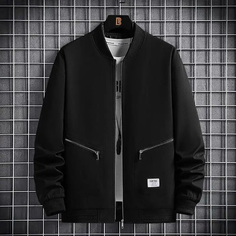Men's Plus Size Bomber Jacket Winter