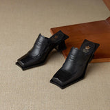 Women Rhinestone Mules Luxury Slippers