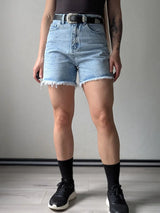 Women's Blue Casual Denim Shorts