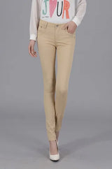 Women White Office Pants