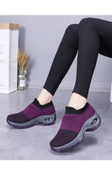 Women Sneakers Breathable Mesh Platform Shoes