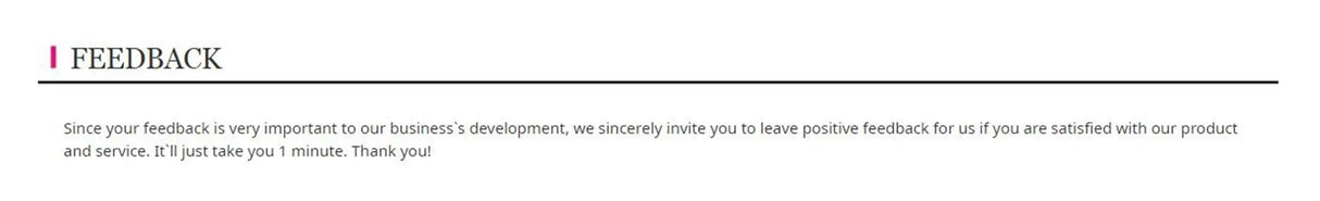 Feedback request for business development, inviting positive reviews to enhance service satisfaction.