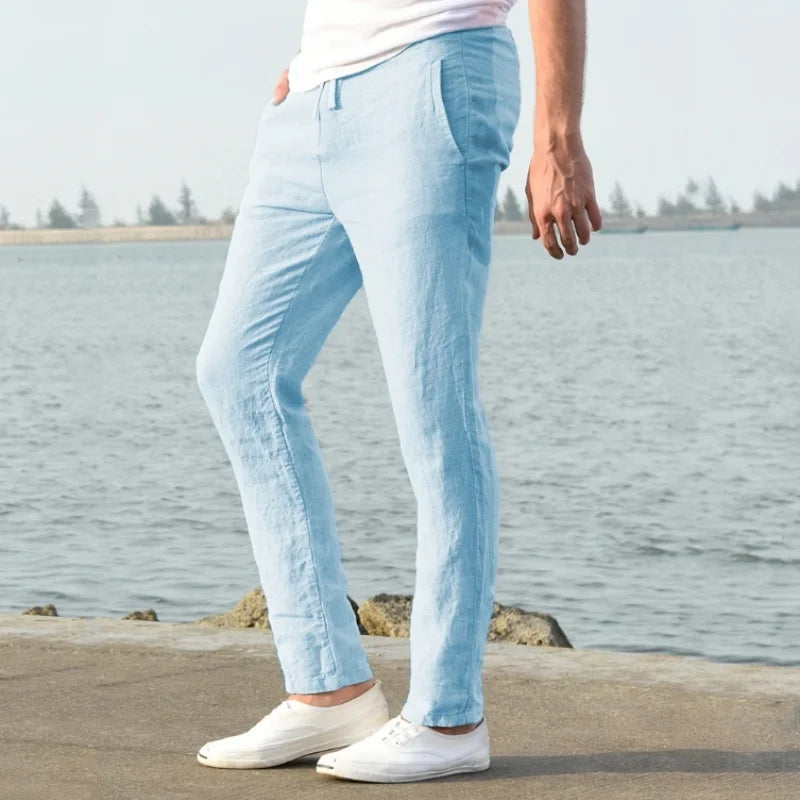 Men’s Cotton Linen Joggers