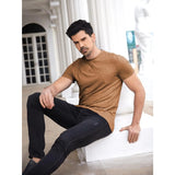 Men Casual Soft Basic Tee