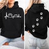 Cat Heart Graphic Hoodie
