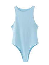 Women Solid Bodycon Club Bodysuit