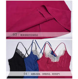 Women Plus Size Lace Splicing Nightdress Loose Pajama