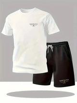 Men Cotton Shorts Set