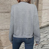 Casual Zipper Baseball Collar Women's Jacket