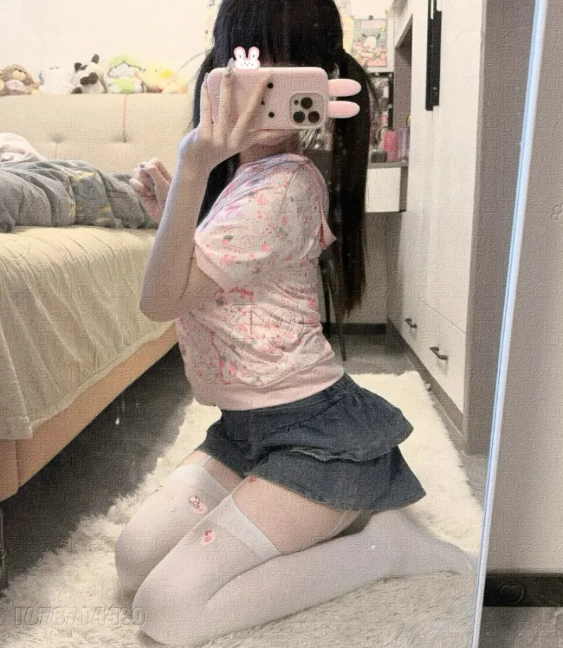 Kawaii Cartoon Hooded Summer Short Jacket