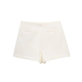 Women Asymmetrical Skort Shorts