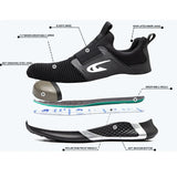 Women Safety Shoes Industrial Steel Toe Sneakers