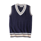 Men Sleeveless V-Neck Sweater Vest