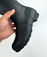 Women Mid Calf Boots Embroidered Leather