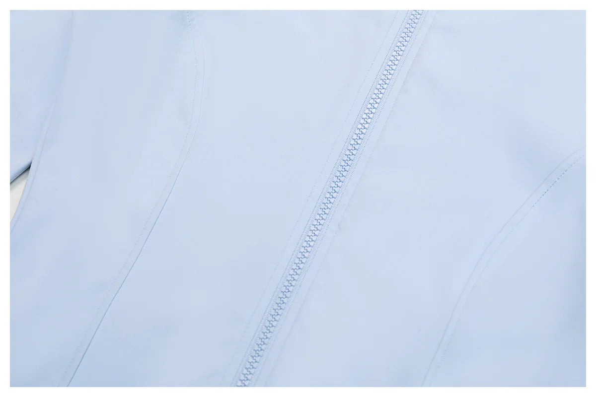 Women's Standing Collar Long Sleeve Yoga Jacket – Summer Training Top