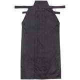 Kendo Hakama black martial arts skirt pants for men, women, and girls, featuring a traditional design and pleated back.