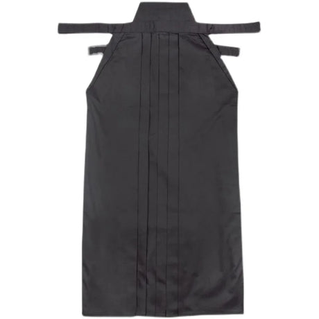 Kendo Hakama black martial arts skirt pants for men, women, and girls, featuring a traditional design and pleated back.