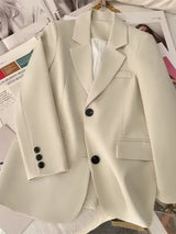 TrendyCore™ – Streetwear Office Blazer (Long Sleeve, Korean Fit, 2025 Vibe)