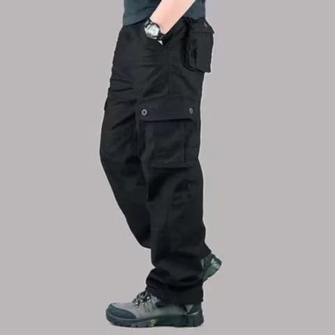 Men Straight Leg Cargo Pants