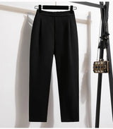 Women's Plus Size High Waist Pants – Autumn Winter