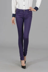 Women White Office Pants