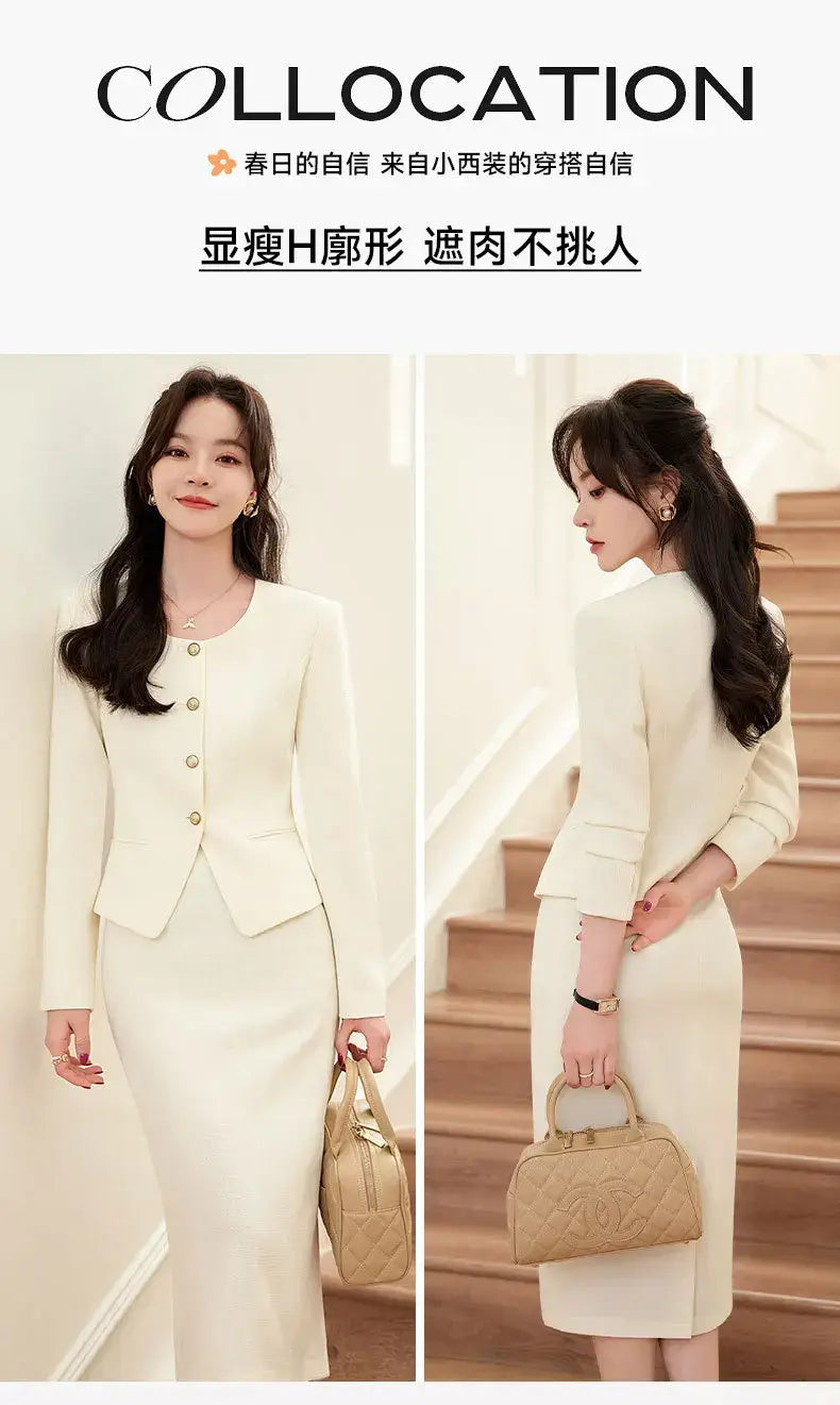 Women Business Work Skirt Suit