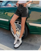 Women's Blue Casual Denim Shorts