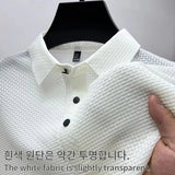 Men Ice Silk Polo Shirt